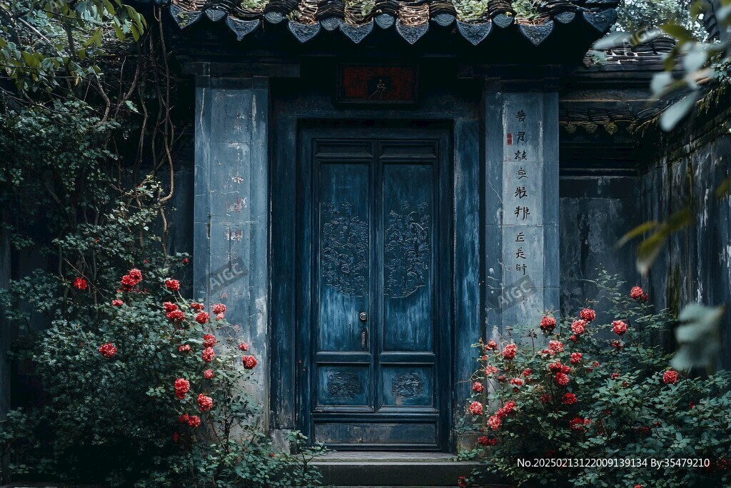 古风木门