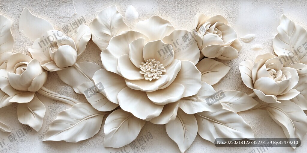 3d立体花壁纸