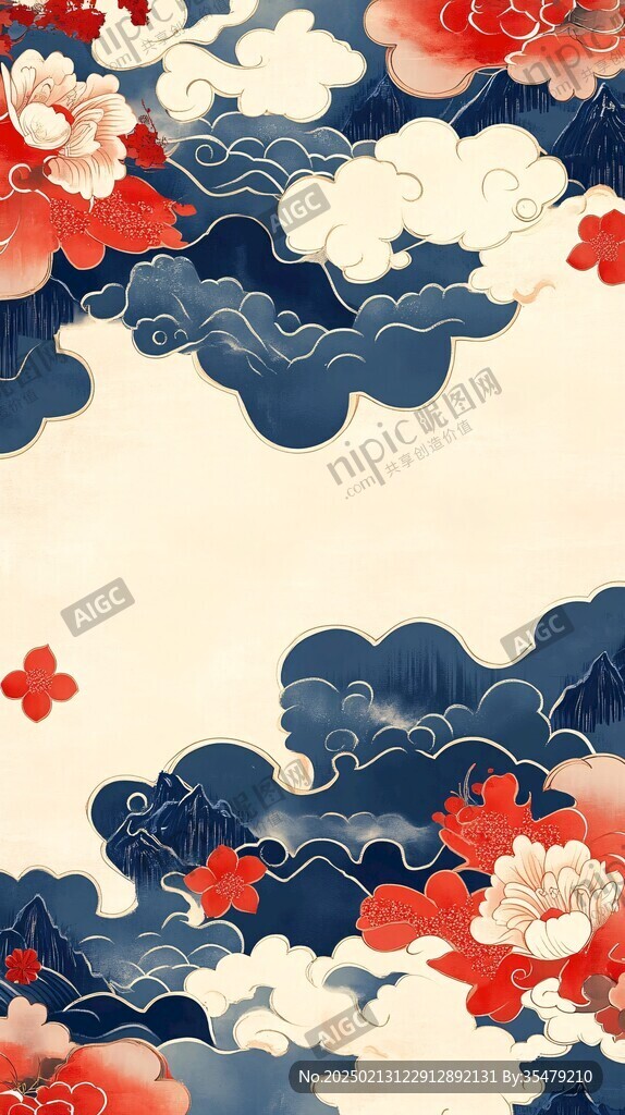 云纹插画