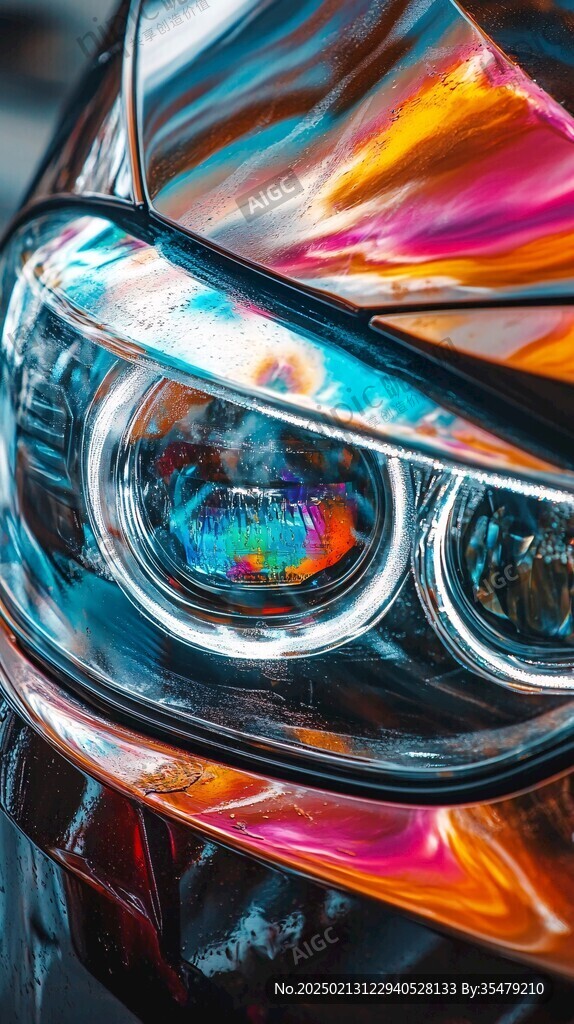绚丽线条汽车