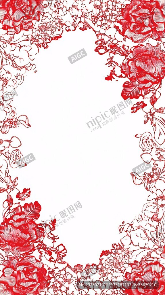 玫瑰花文化节拍照框