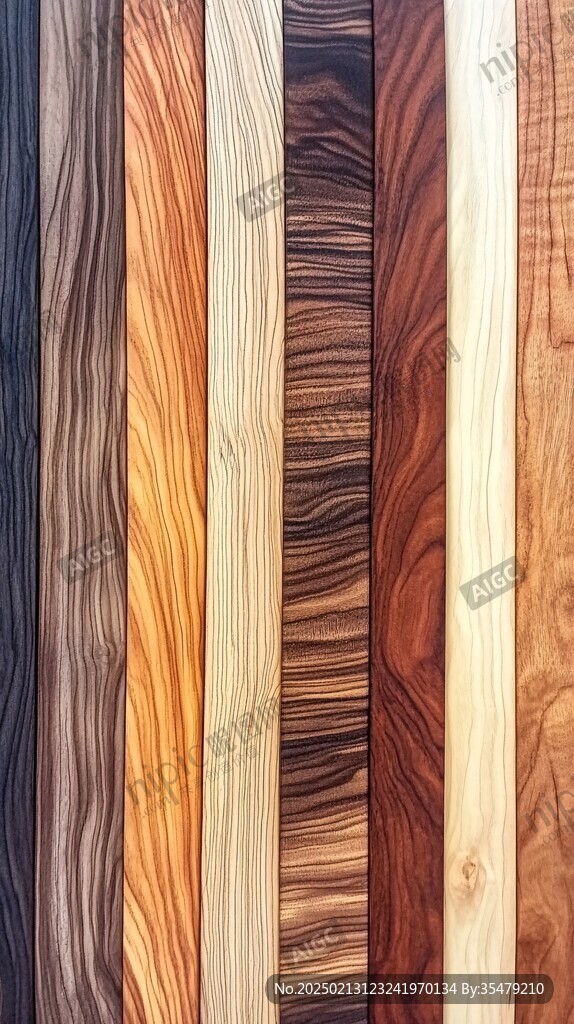多种颜色木板木材