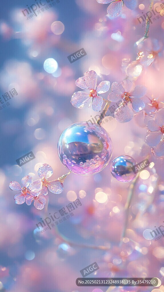 樱花晶球