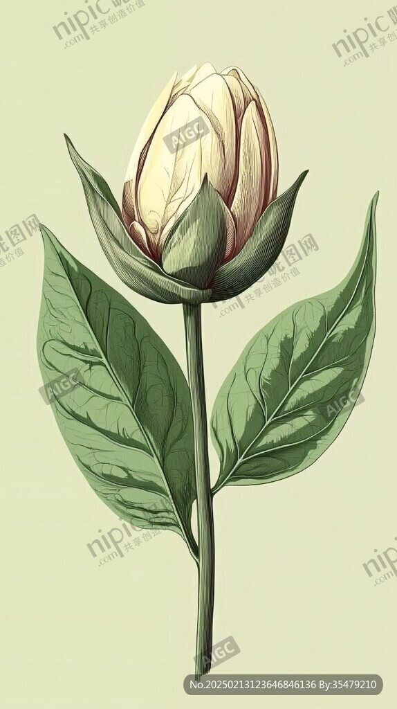 芍药插画