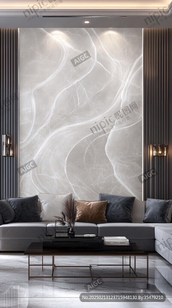 轻奢艺术背景墙