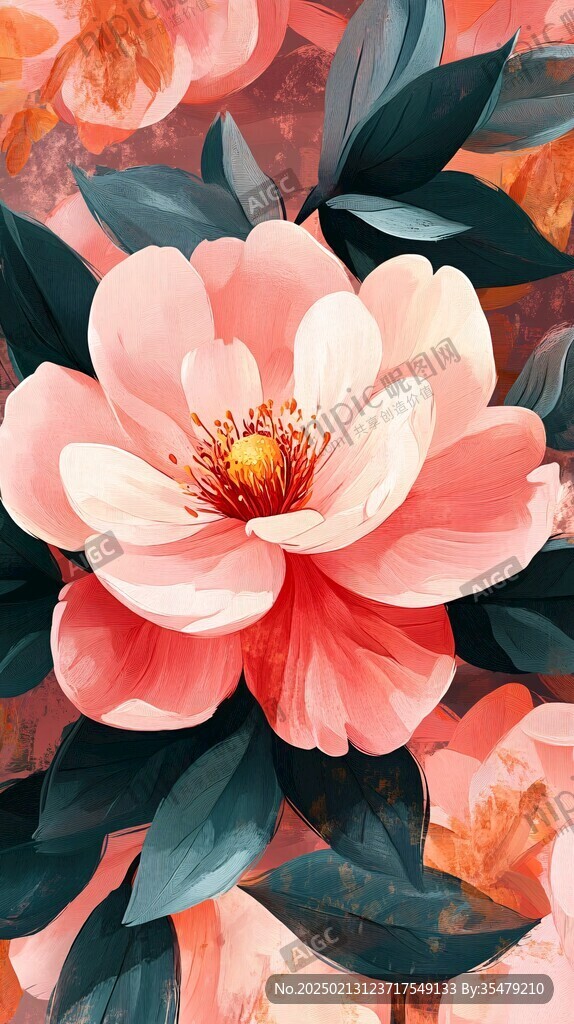 3d立体唯美花卉