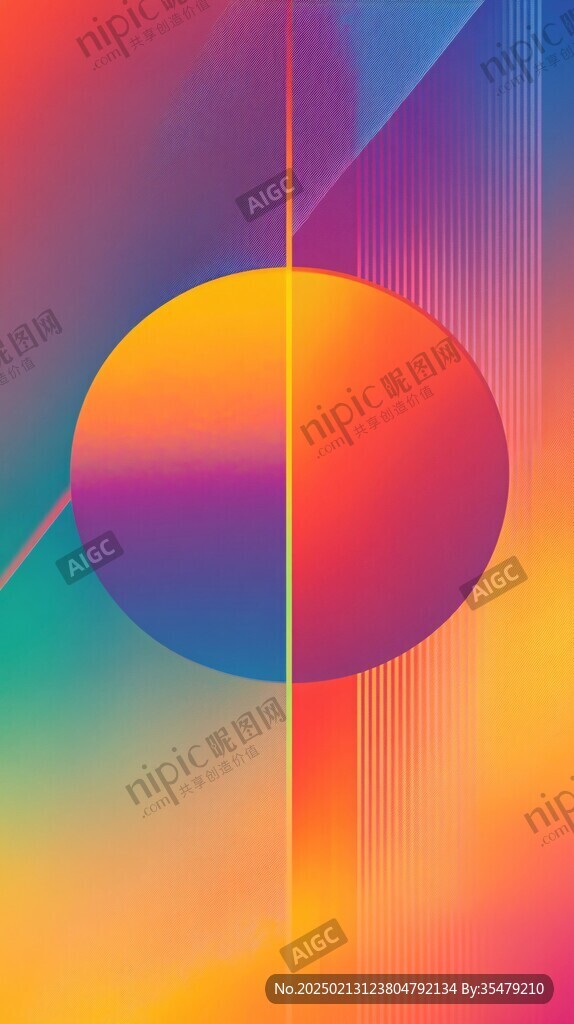 简约渐变海报