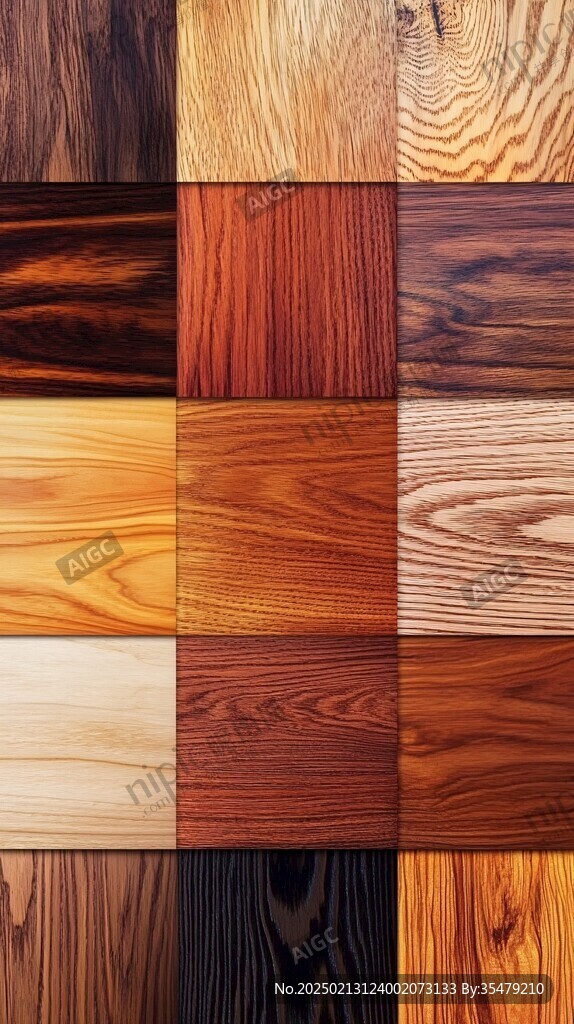 多种颜色木板木材