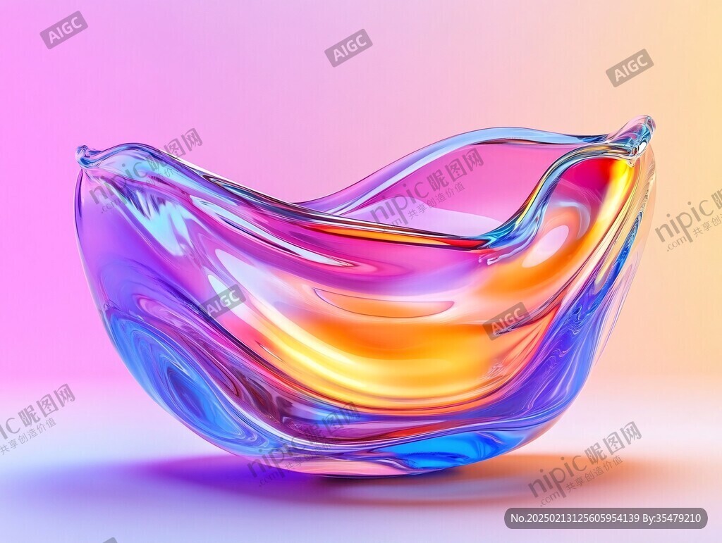 炫彩渐变流体