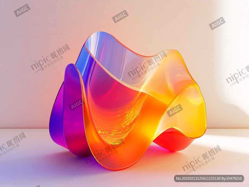 立体渐变发光体设计