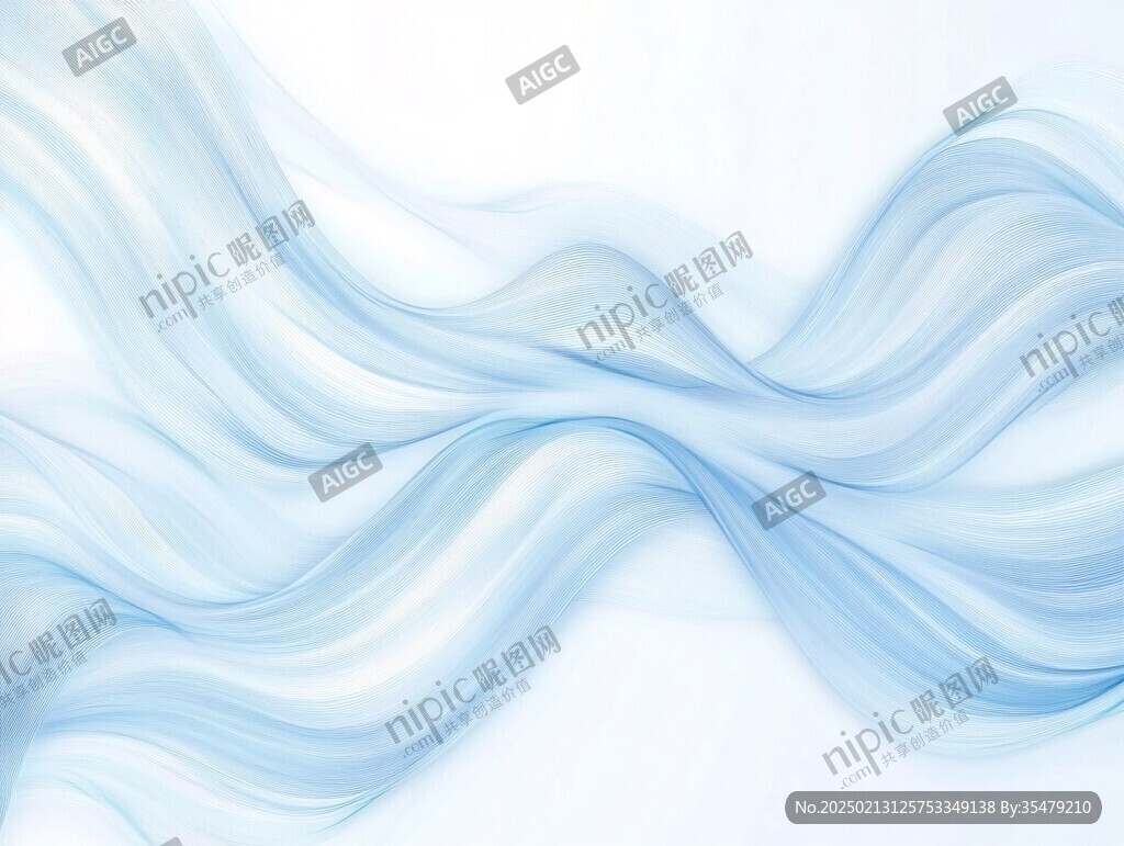 浅蓝色流动感背景素材