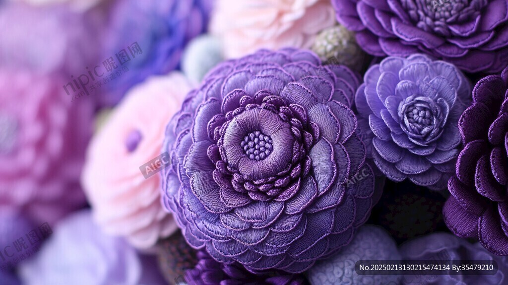 3d立体花壁纸