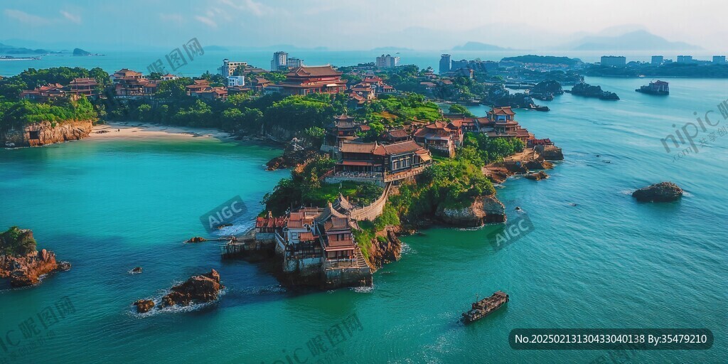 海岛楼阁