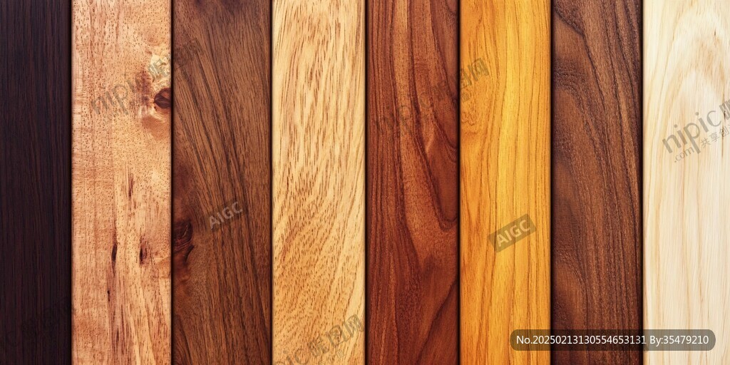 多种颜色木板木材