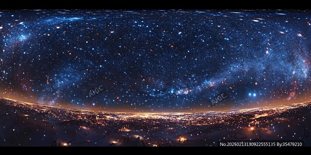 唯美宇宙会议背景
