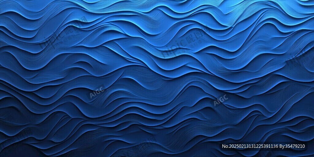 波浪立体纹理
