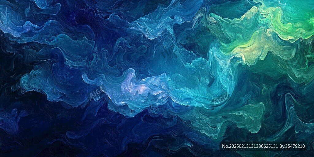 炫丽流体画