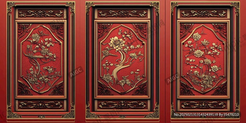 漆雕屏风