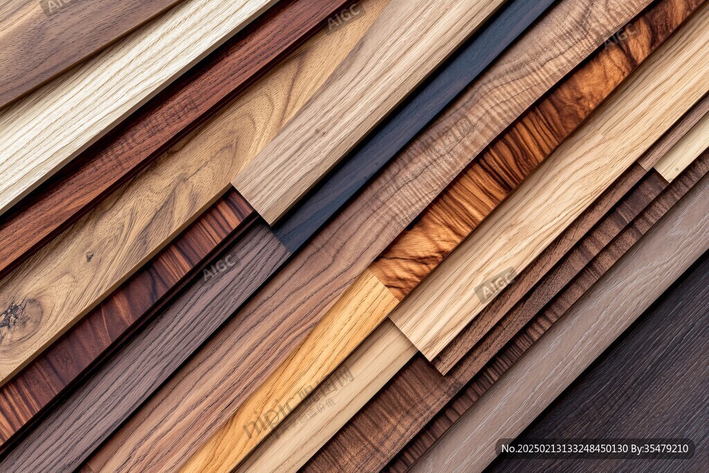 多种颜色木板木材