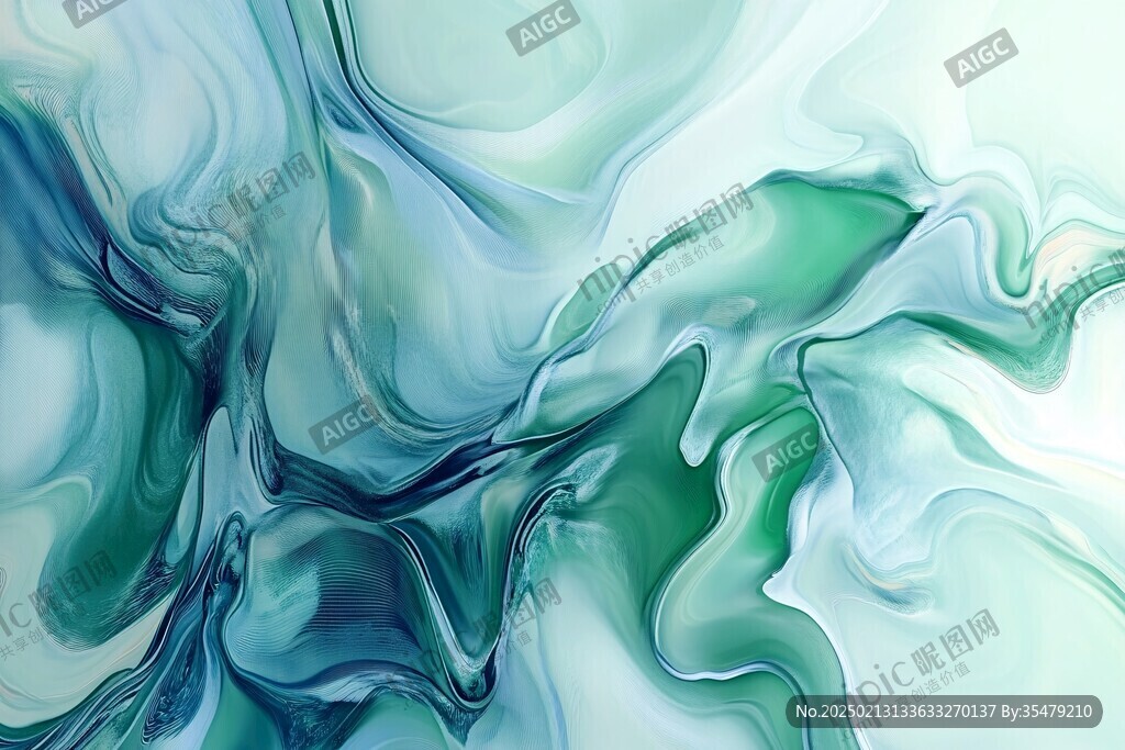 幻彩流体抽象线条背景