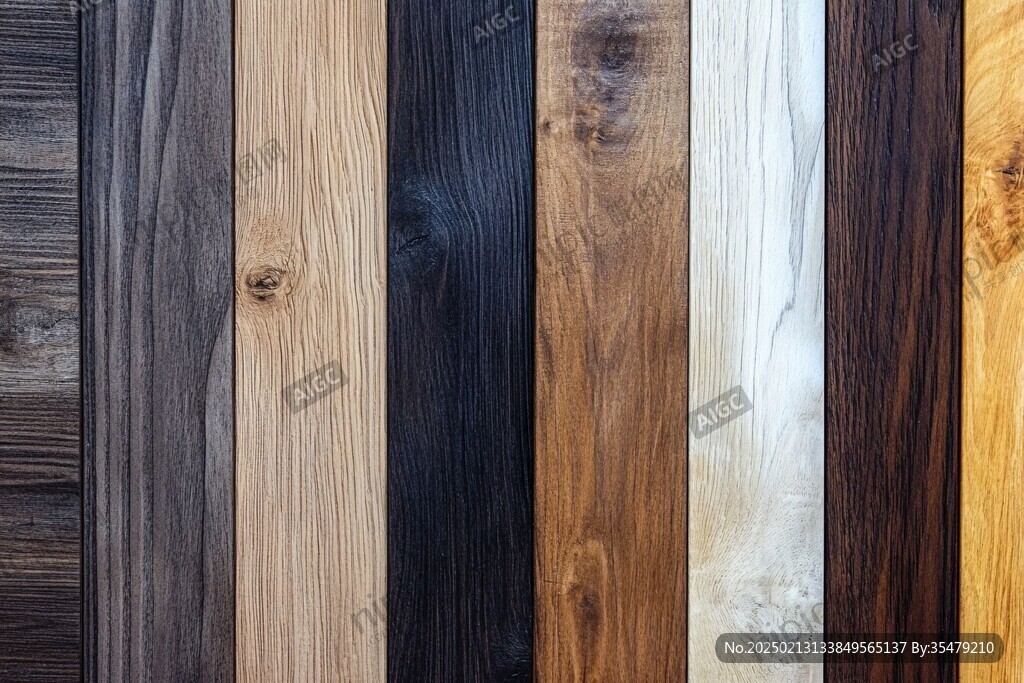 多种颜色木板木材