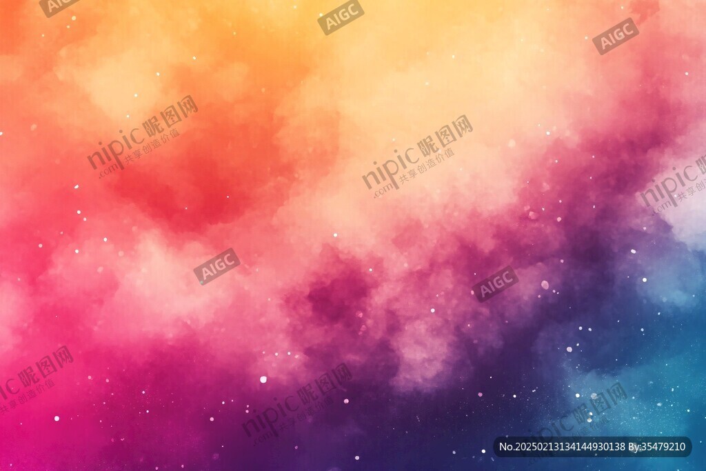 抽象背景浪漫星云