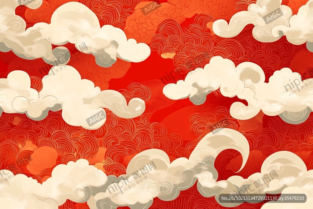 云纹插画