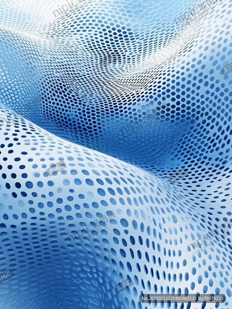 3d抽象连续凹凸肌理