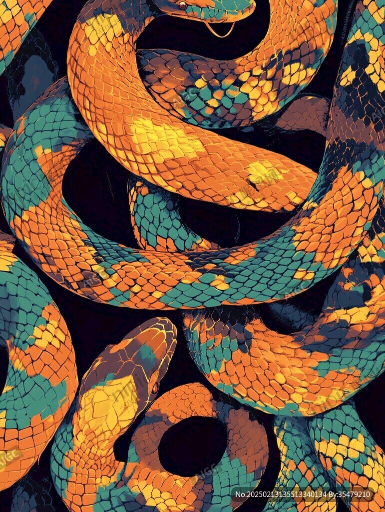 蛇合集插画
