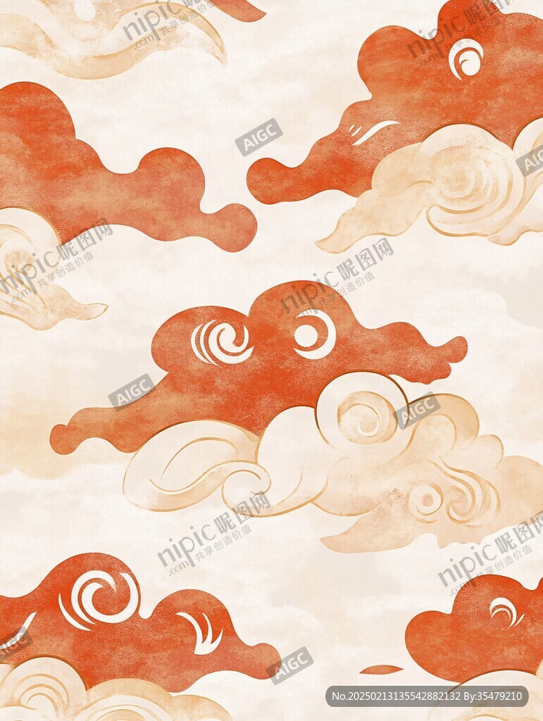 宋代云图高端云纹装饰