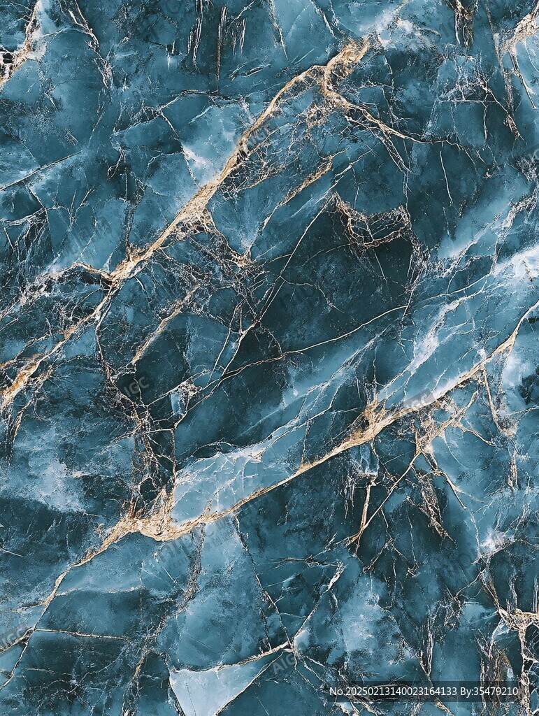 高清蓝色大理石纹理