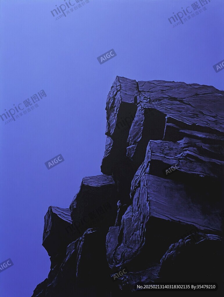 岩石仰视仰望