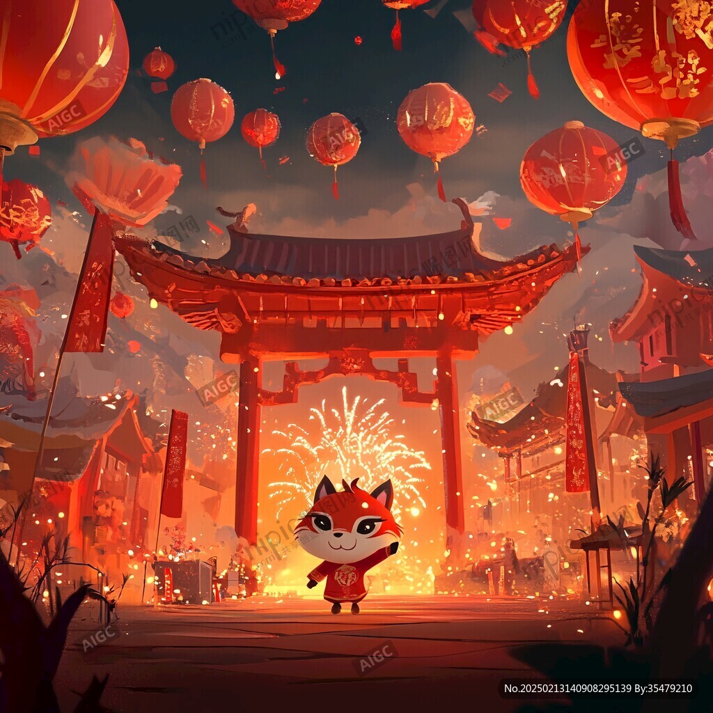 新年氛围贺图
