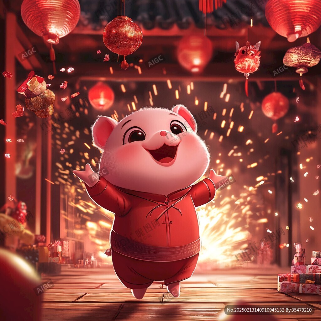 鼠我最帅新年拍照