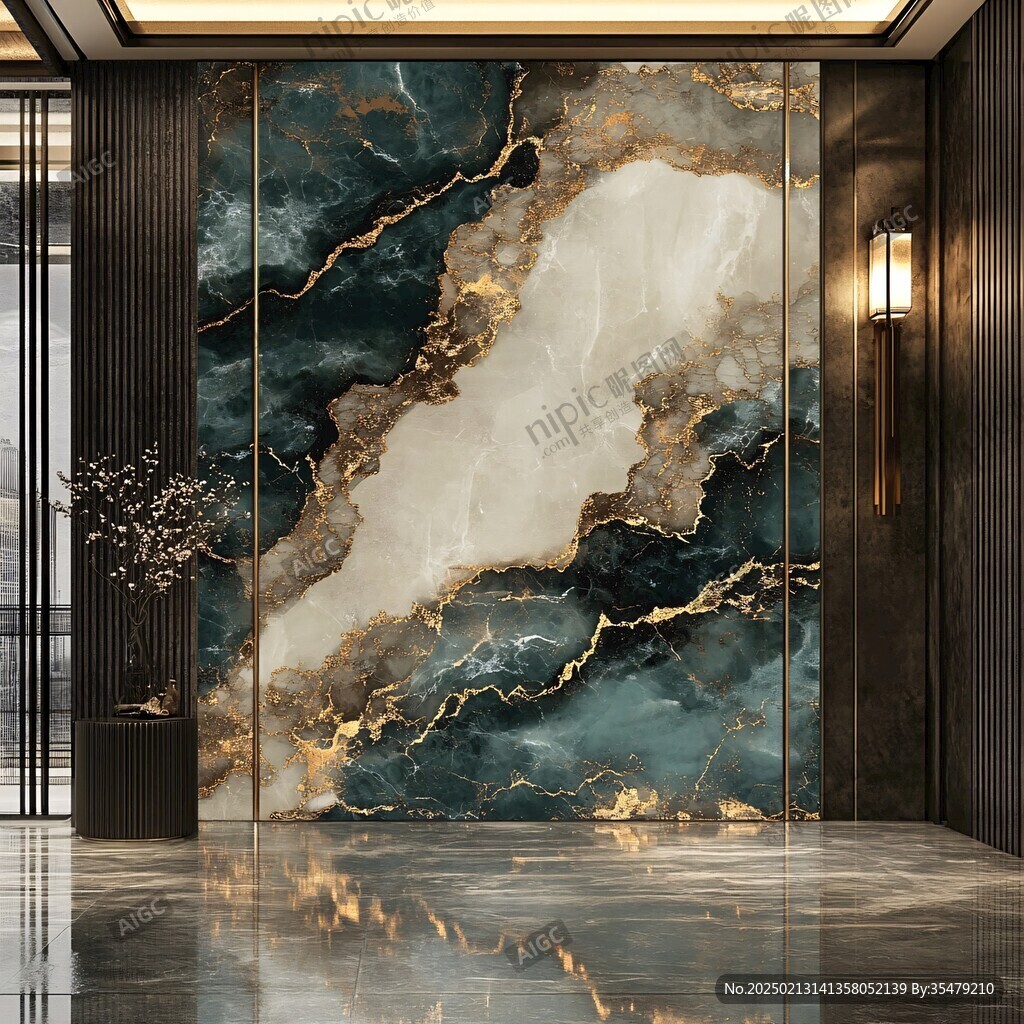 轻奢艺术背景墙