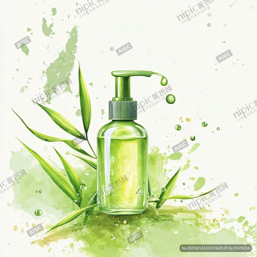 精华液插画