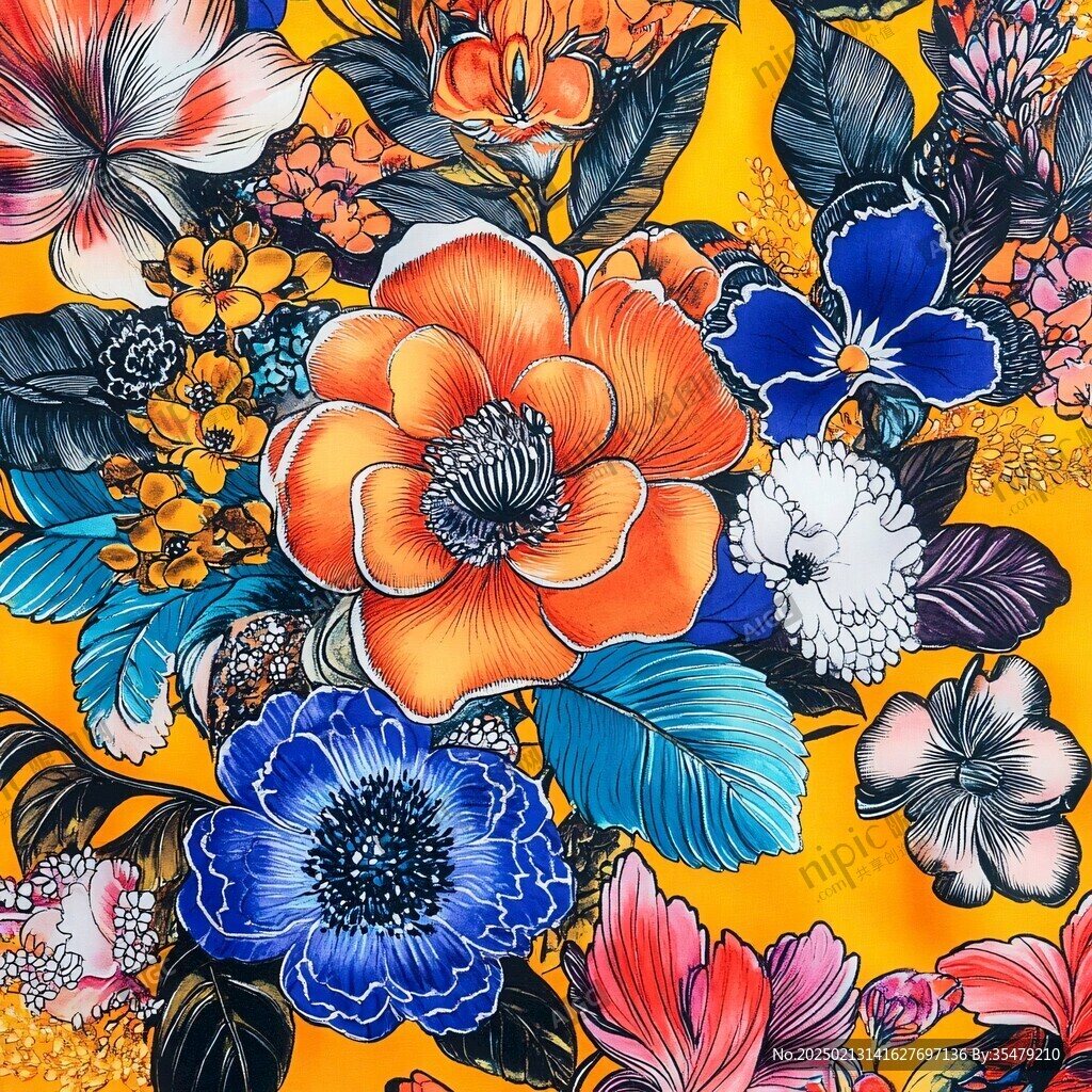 植物花卉服装家纺花纹