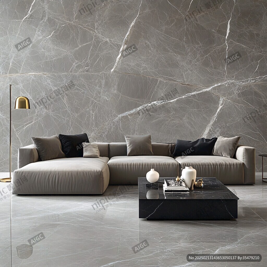 岩板客厅场景素材