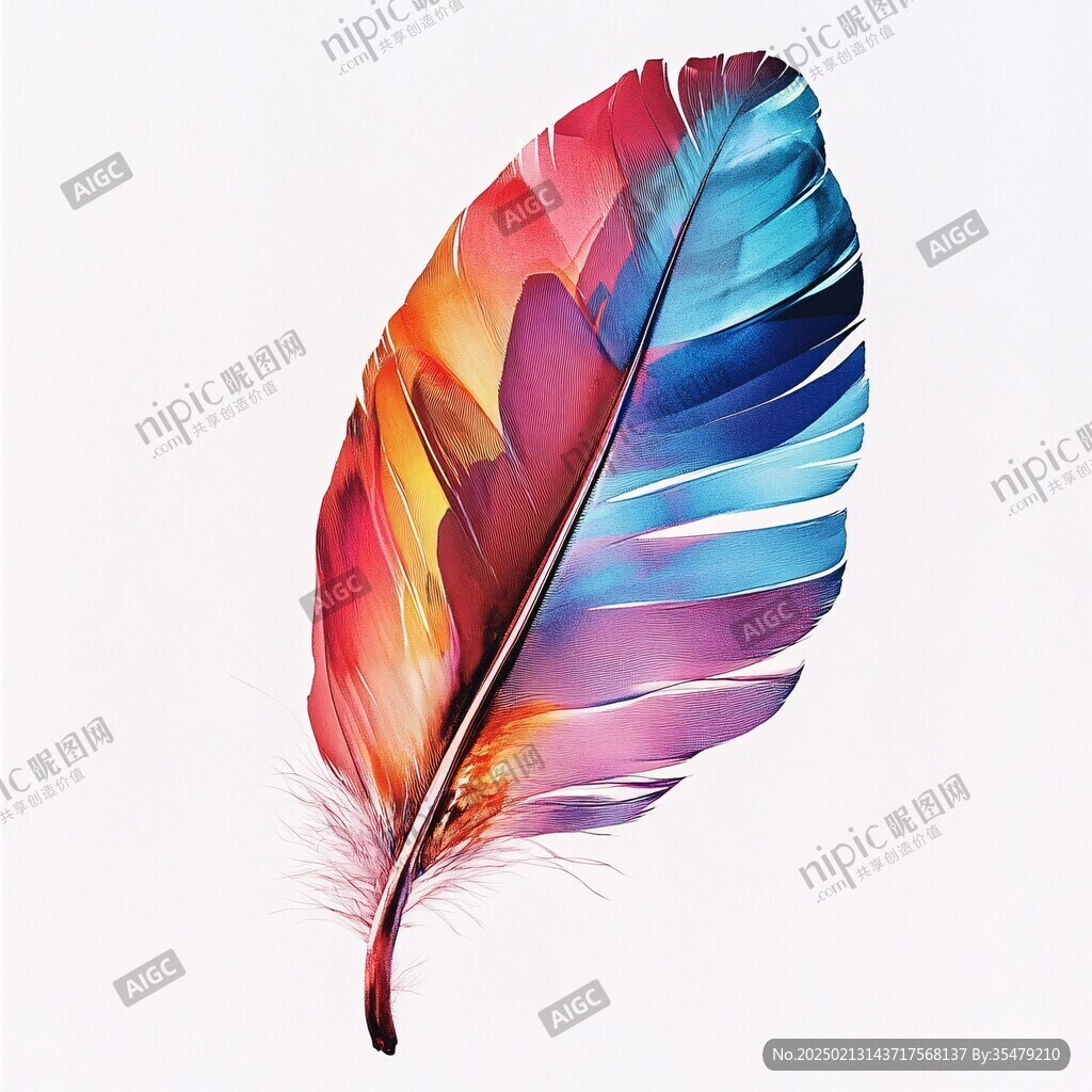 渐变色树叶