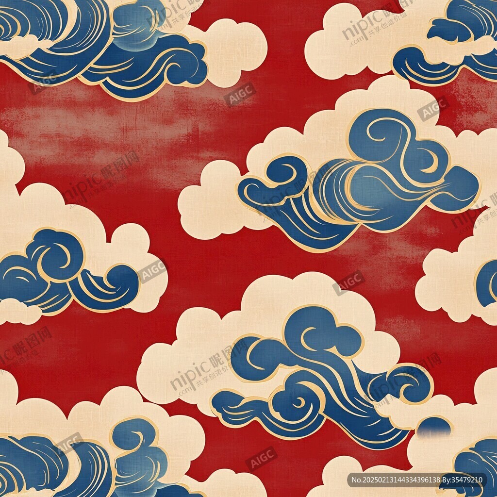 宋代云图高端云纹装饰