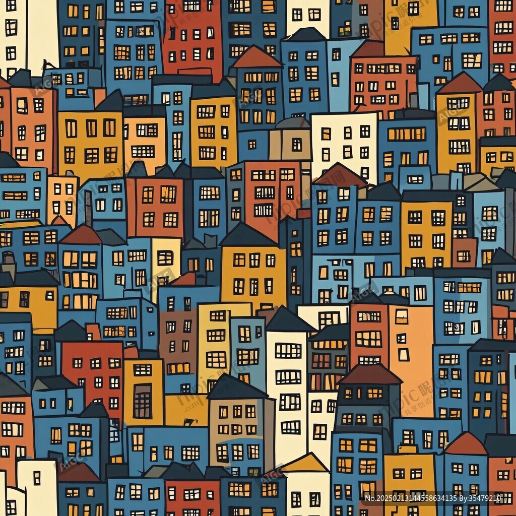 密集的住宅