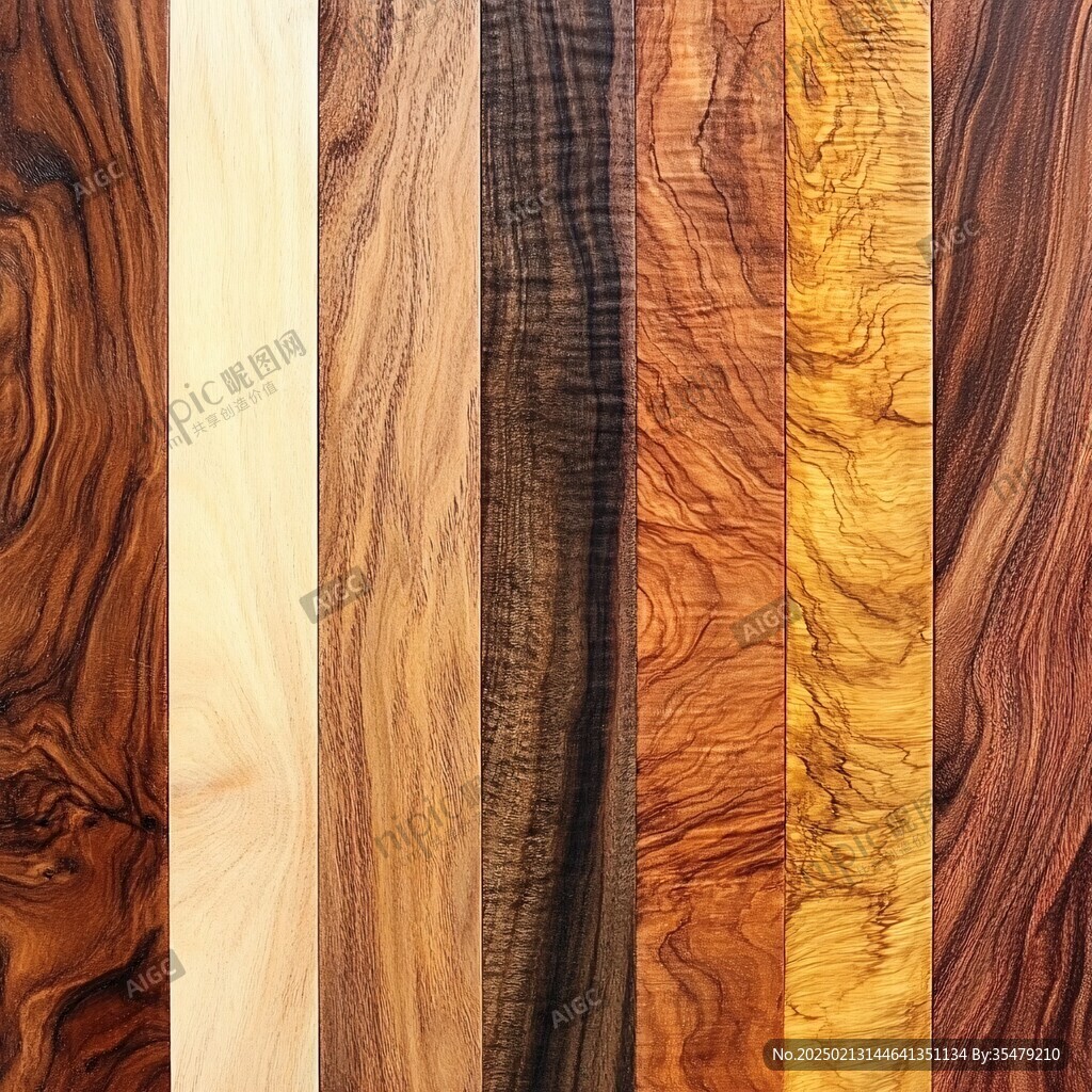 多种颜色木板木材