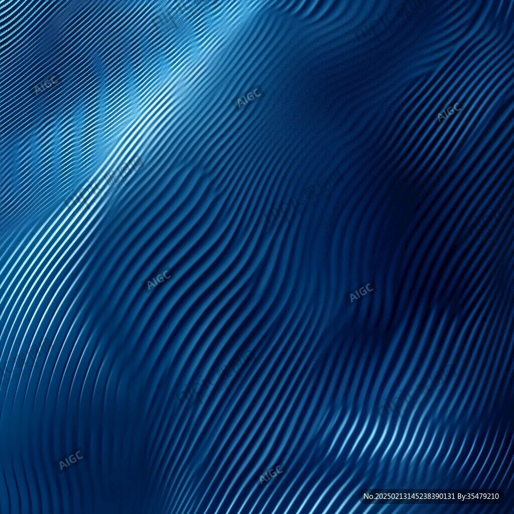 蓝色渐变波浪纹理