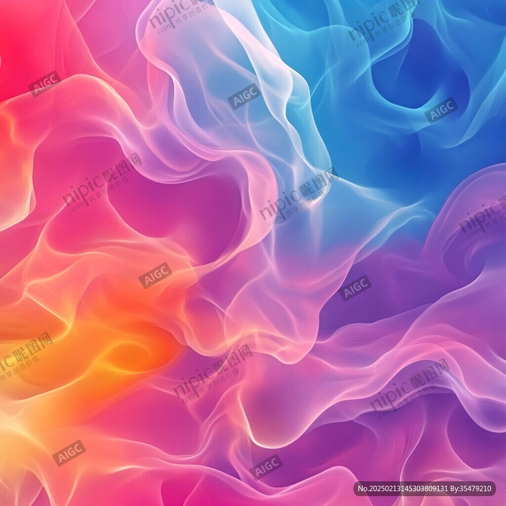 肌理彩色流体背景