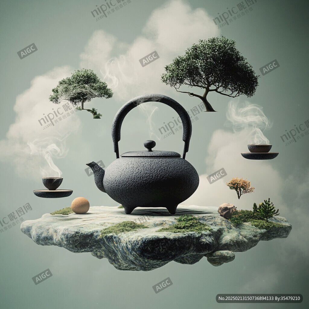 创意茶元素