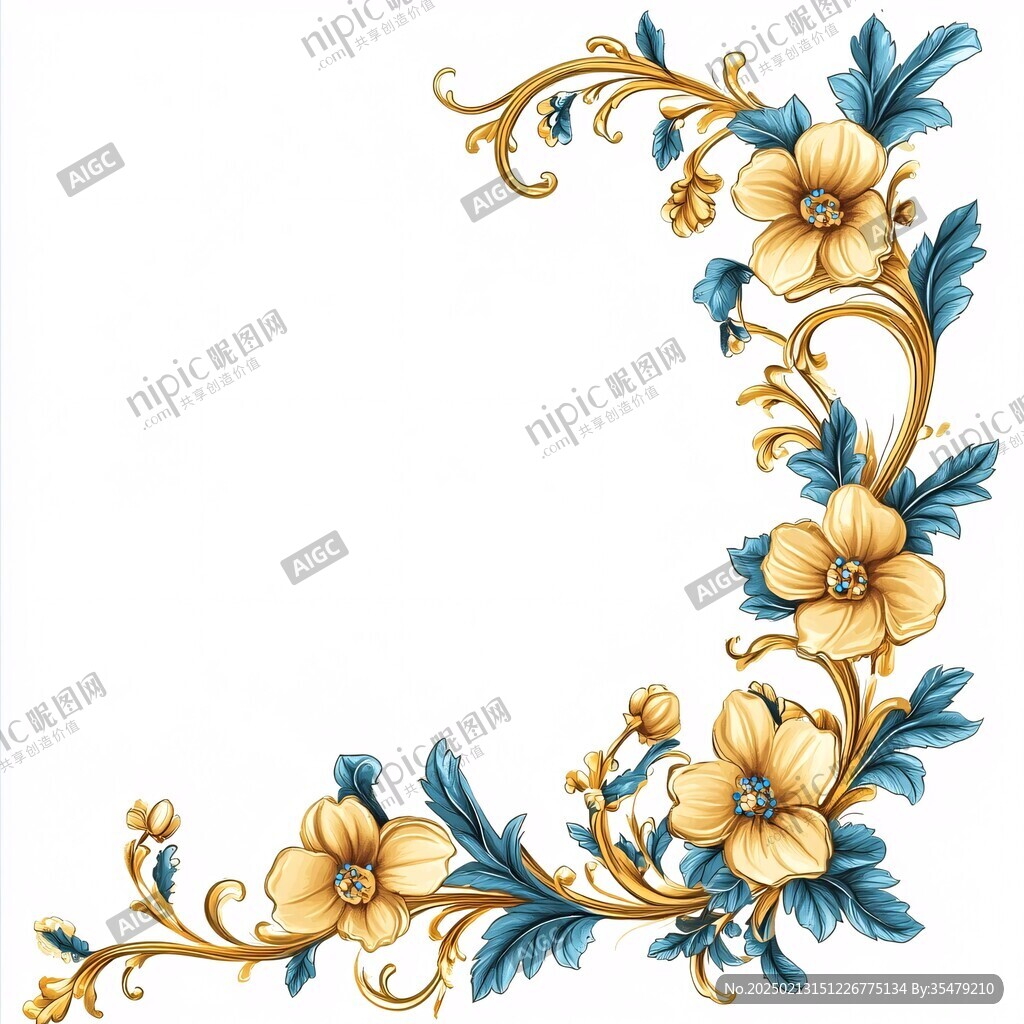 花纹素材边框