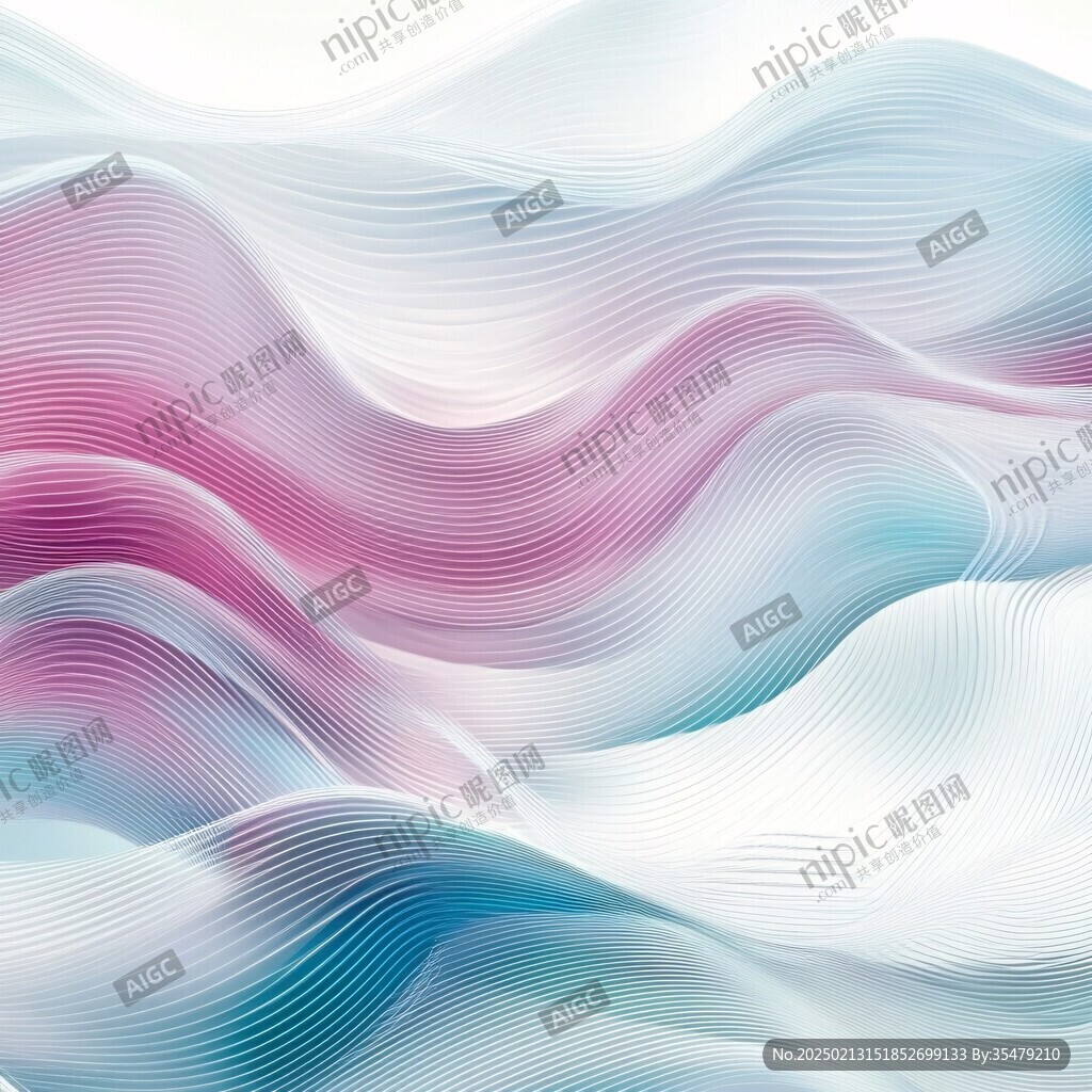 高清炫彩波浪条纹