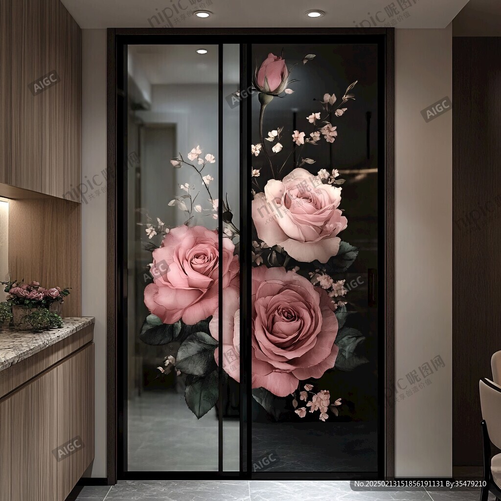 花店玻璃贴