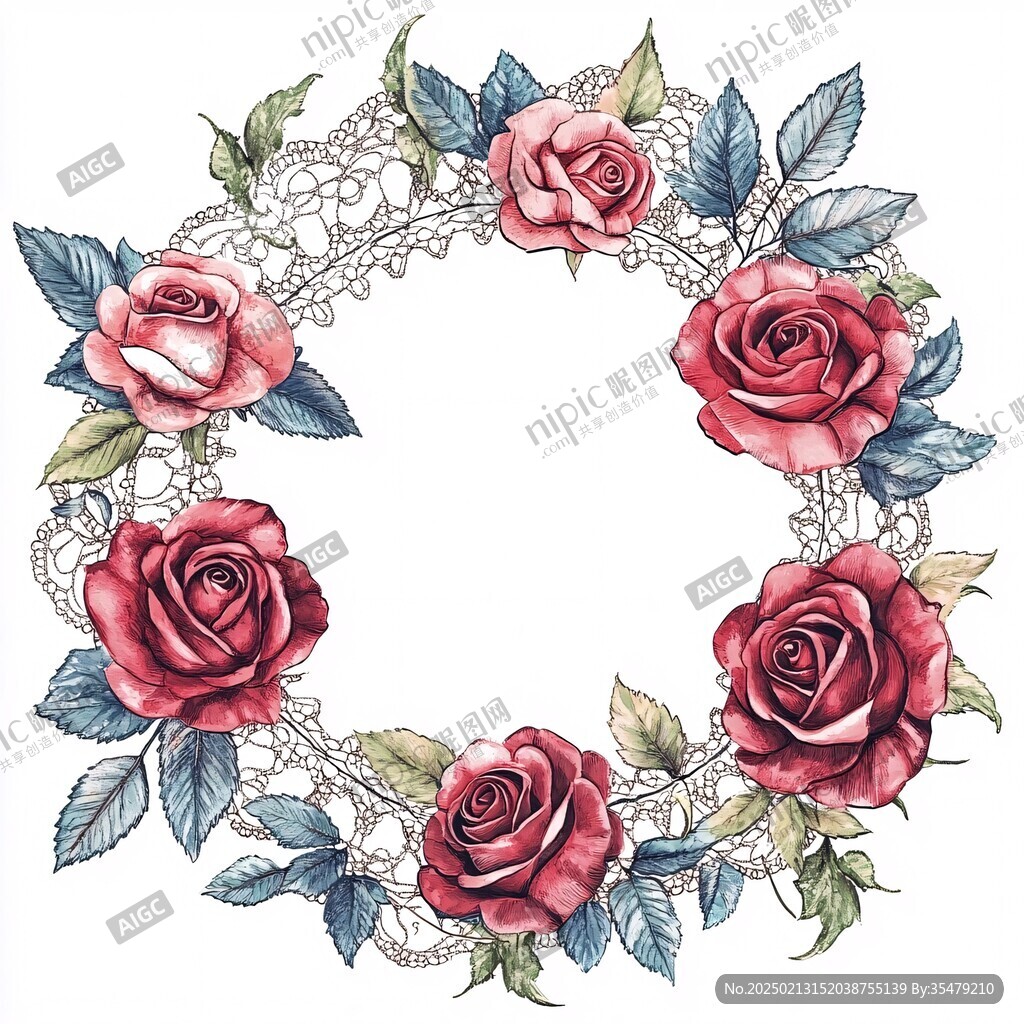 玫瑰花环