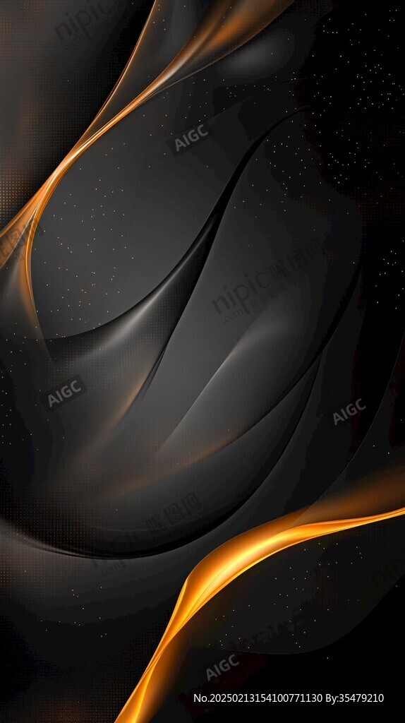 黑金动感线条